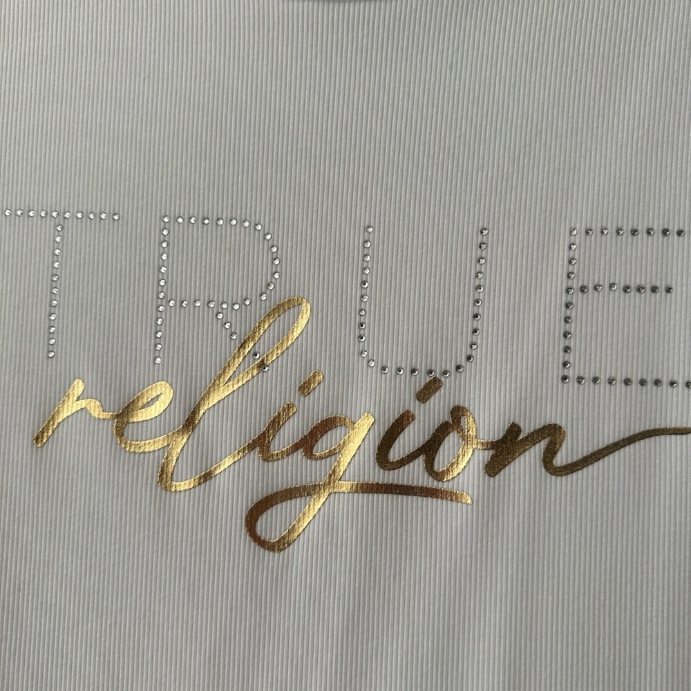 True Religion Rib Tee NWOT - Picture 3 of 6